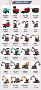 <span class=keywords><strong>Rhinoceros</strong></span>/XINIU Livraison gratuite Excavatrice 0,6 tonne EPA Petite machine de terrassement Ferme Petites excavatrices Prix Mini excavatrice sur chenilles - Product Image 5