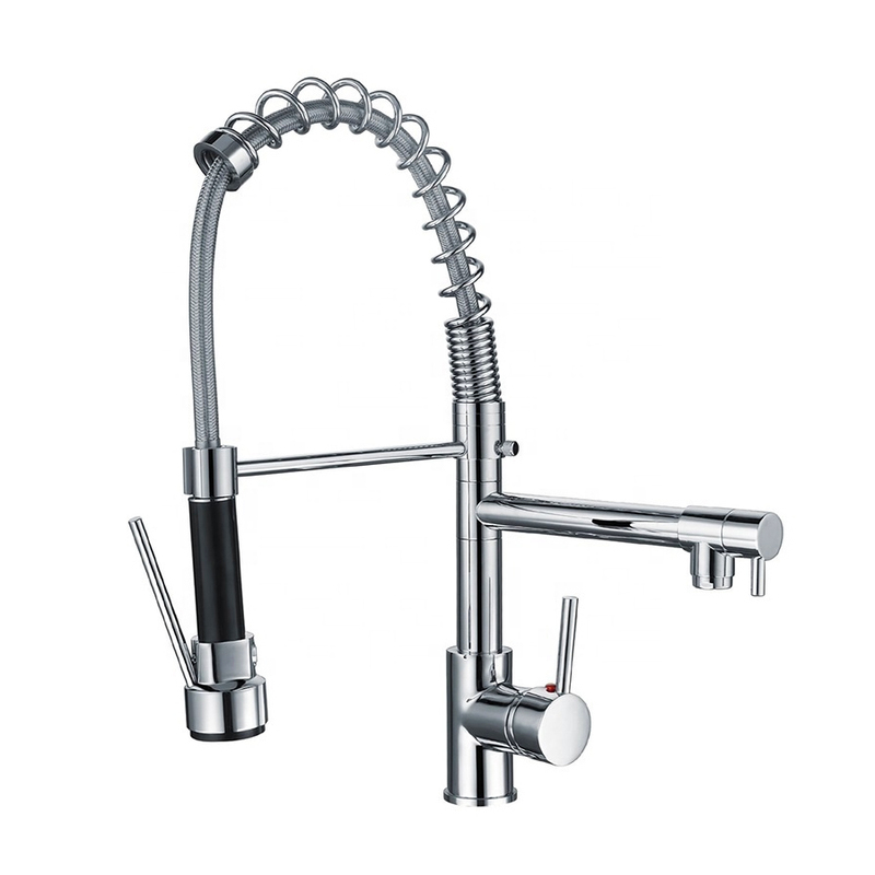 High Quality Chrome Spring Kitchen Sink