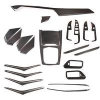Panneau de porte intérieur et cadre de bouton de commande des vitres en fibre de carbone véritable pour BMW X5 X6 X7, accessoires intérieurs