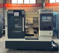 TCK40 Meilleures ventes Petite tour CNC à banc incliné, machine de tournage CNC, combiné tour et fraiseuse CNC