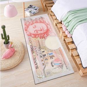 Tapis de sol lavable Dollar Euro British Pound Style Tapis pour salon chambre - Product Image 5