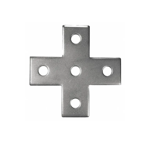 Connecteur en T à 4 trous pour profilé en U, support plat en forme de T pour canal de profilage - Product Image 6