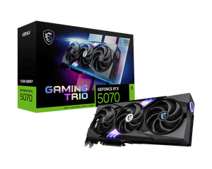 <span class=keywords><strong>MSI</strong></span> RTX 5070 12g游戏三重奏OC龙游戏桌面电脑游戏独立显卡 - Product Image 1