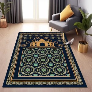 Velvet Muslim Turkey Gebets matte Memory Foam Reise gebets matte und Set Design Rolled for Home