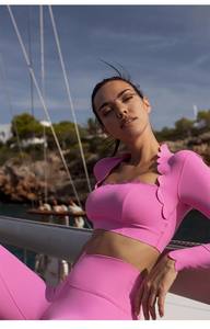 2025 nuevo conjunto de Yoga de manga larga de alta calidad para mujer, ropa deportiva personalizada para mujer - Product Image 4