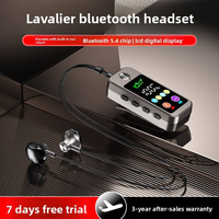 Nouveaux écouteurs Bluetooth de style Lavalier avec transformation vocale pour appels, karaoké et retour audio, autonomie longue durée