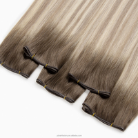 Extensions de cheveux Genius Weft en gros d'usine, 100% cheveux humains Remy, lots de tissages double drawn avec cuticules alignées, fournisseur