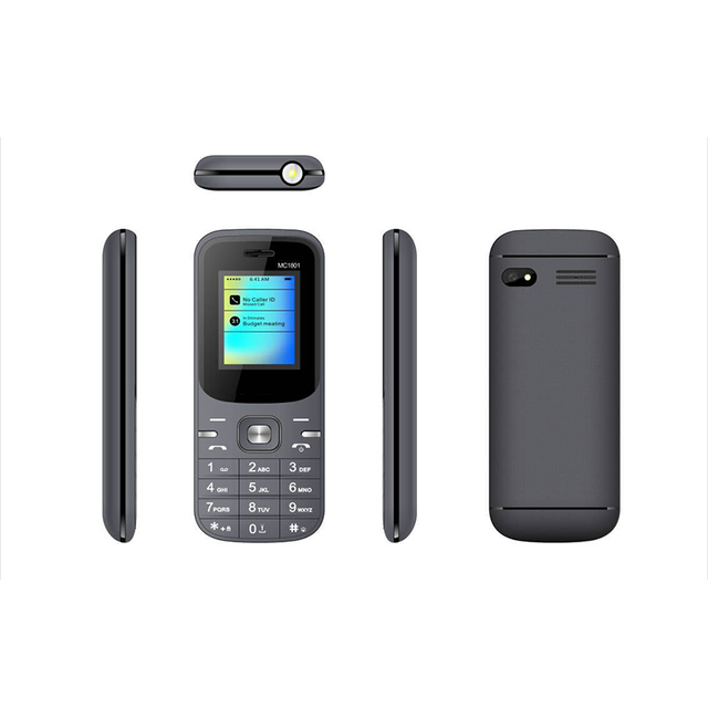 MC1801 Bar Feature Phone 2G GSM Unlocked 1.8'' 800mAh FM Torch Big Button Keypad Basic Cellphone Africa America Middle East