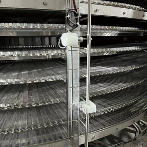 เครื่องแช่<span class=keywords><strong>แข็ง</strong></span>แบบอัตโนมัติคุณภาพสูงชนิดอุโมงค์ IQF สำหรับการแช่<span class=keywords><strong>แข็ง</strong></span>ผัก ผลไม้ <span class=keywords><strong>กุ้ง</strong></span>อย่างรวดเร็ว - Product Image 4