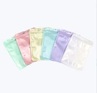Sachets Doypack transparents à fermeture éclair, scellés sur trois côtés, réutilisables, taille personnalisée, en matériau composite, pour stockage alimentaire, vente en gros