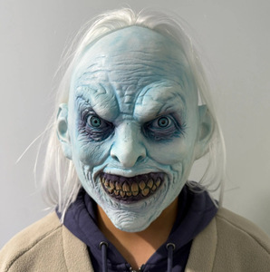 <span class=keywords><strong>Maschera</strong></span> Demoniaca Spaventosa <span class=keywords><strong>con</strong></span> Capelli Bianchi a Prezzo di Fabbrica, Accessorio per Costume <span class=keywords><strong>Horror</strong></span> per Adulti, Halloween, Cosplay e Feste in <span class=keywords><strong>Maschera</strong></span> - Product Image 4