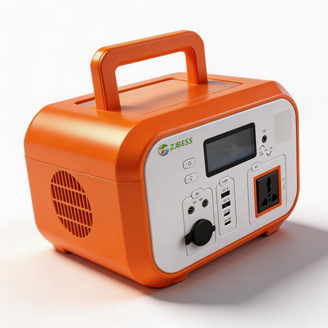 Portable Power Station LiFePO4 Battery Solar Generator With 500W AC Input Fast Charging for Outdoor Camping