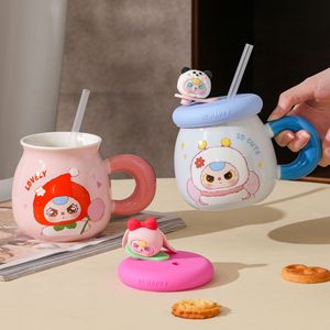 Tasse à eau de bureau en céramique de grande capacité avec cadeau d'affaires créatif de conception de cérémonie d'ouverture pour les enfants de trois ans - Product Image 4
