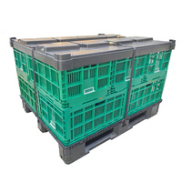 Caisses de Récolte de Fruits en Plastique PP 100% Qualité Alimentaire, Pliables et Ventilées, Conteneurs de Stockage Agricole