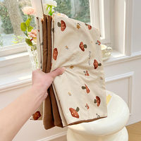 Housse de lit en microfibre lavée à double couche super douce, housse de couette en microfibre douce, drap de lit, draps, ensembles de literie