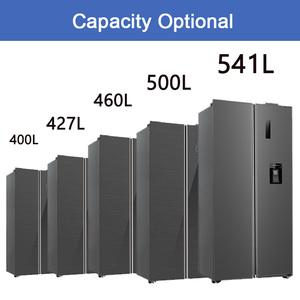 Factory Smart <b>Fridge</b> Side by Double Doors Stainless Steel Door Refrigerators for Home French Door Bottom Freezer Refrigerator - Product Image 6
