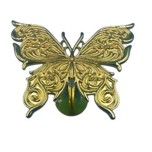 Clip para Cortina con Diseño de Mariposa Dorada, Accesorio de Hardware Personalizado Antioxidante, Diseño Tradicional - Product Image 5