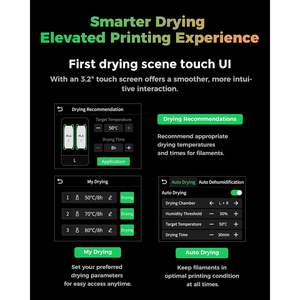 Secador de Filamento Creality SpacePi X4, 4 Bobinas, Cámaras de Calentamiento Dobles, Temperatura Máxima de 85°C, Caja de Almacenamiento para Accesorios de Impresora 3D - Product Image 6