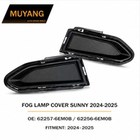 Cache de phare antibrouillard MUAYNG pour Sunny 2024-2025 Gauche Droit Référence OE 62257-6EM0B 62256-6EM0B Remplacement Direct Noir