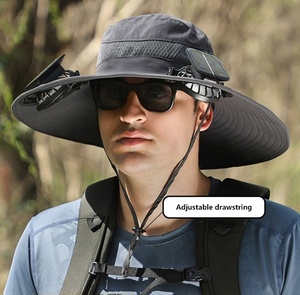 Casquette solaire tendance pour homme avec logo personnalisé, en maille respirante, imperméable et anti-UV, idéale pour la randonnée, la pêche et les loisirs - Product Image 6