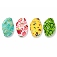 Lime à pieds portable en verre nano en forme de mangue, impression personnalisée, épilateur indolore, vente chaude