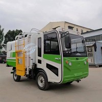 Camión de Recolección de Basura Eléctrico Automático 4x2 con Carga y Descarga Automática, Motor para Recolección de Residuos Urbanos