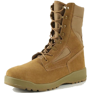 Fabrieksdirecte tactische winterlaarzen van koeienleer met ademend ontwerp voor outdoor bergbeklimmen en woestijnactiviteiten - Product Image 1