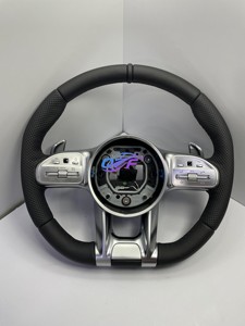 <span class=keywords><strong>Volante</strong></span> Deportivo Personalizado en Madera y Negro Piano para Mercedes-Benz <span class=keywords><strong>AMG</strong></span> 809 W204 W205 W167 W213 W222 W207 W212 C209 GTS - Product Image 4
