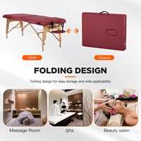 Table de massage portable haut de gamme, large, pliable et réglable en hauteur, pour usage intime et préliminaires
