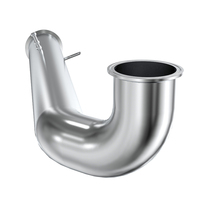 Collecteur de tuyauterie de refroidissement liquide en acier inoxydable testé pour les fuites d'hélium pour serveurs de centre de données IA, système de refroidissement par plaque froide CDU
