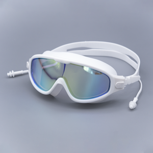 Grand Cadre HD Vente Chaude Lunettes de Natation et de Plongée avec Bouchons d'Oreille de Surf Anti-Buée Anti-UV Lunettes de Sport pour Piscine - Product Image 1