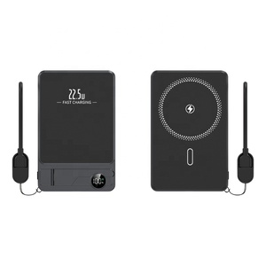 Batería <span class=keywords><strong>Externa</strong></span> Magnética Delgada de Aluminio de 10000 mAh, Cargador Portátil Inalámbrico Magnético de 10000 mAh para Teléfono - Product Image 1