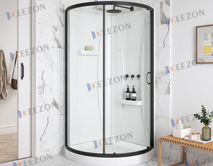 DEEZON Salle de douche sans cadre sur mesure Portes coulissantes en verre trempé au design moderne pour salle de bain hôtel et villa au meilleur prix - Product Image 6