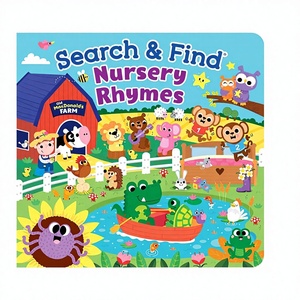 Livre sonore interactif personnalisé OEM avec 6 boutons pour chansons classiques et comptines pour enfants - Product Image 1