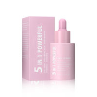 Sérum facial 5 en 1, niacinamide, acide hyaluronique, collagène, vitamine C, vitamine E, soin hydratant pour le visage liquide, 30 ml