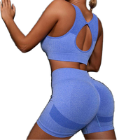 Ensemble de soutien-gorge de sport et leggings taille haute pour soulever les fesses, vêtements de sport extensibles, entraînements, style de gym, ensembles de 2 pièces, tenue de fitness pour femmes