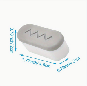 Juego de 4 piezas de accesorios silenciosos y antichoque para tapa de inodoro elevada para el hogar - Product Image 4
