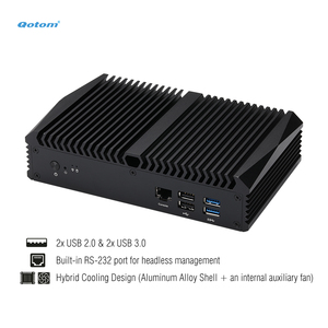 Mini PC Barebone Qotom Q10900S6/ Q10900U6 avec processeur N100/N150/ I3-N305/i3-N355 intégré, 2x10G SFP+/ 2x10G LAN/ 2x2.5G LAN, DDR5 NVMe, AES- - Product Image 3