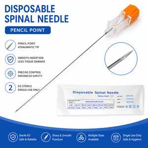 <span class=keywords><strong>Aiguille</strong></span> de <span class=keywords><strong>ponction</strong></span> <span class=keywords><strong>lombaire</strong></span> médicale de type Quincke / pointe crayon avec introduiseur OEM - Product Image 3