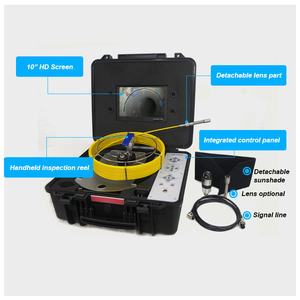 Mới nhất Ống không phá hủy thử nghiệm gt220 Ống kiểm tra hệ thống thoát nước borescope nội soi Push Rod máy ảnh với 512Hz và ghi âm - Product Image 2