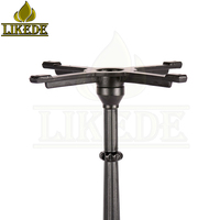 Métal noir réglable pieds de table en fonte table basse jambes pied de table amovible