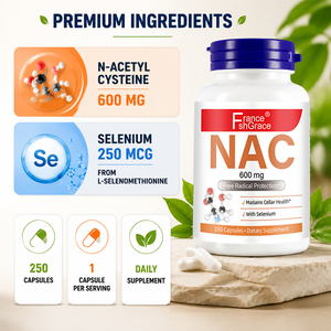 อาหารเสริม OEM ยี่ห้อ Shecome ผลิตภัณฑ์สารสกัด NAC ช่วยบำรุงสุขภาพระดับเซลล์ สำหรับผู้ชายและผู้หญิง แคปซูล NAC เพื่อสุขภาพ - Product Image 5