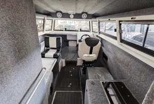 Bateau de plaisance de luxe <span class=keywords><strong>Gospel</strong></span> 30 pieds (9 m) en aluminium soudé à coque en V profond, avec cabine, pour la pêche et les loisirs - Product Image 2