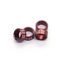 Accessoires personnalisés pour pigeons : bagues de patte pour canaris et canards de 6 mm, 7 mm, 8 mm