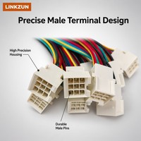 Arnés de Cables Multipin de Cobre de Alta Flexibilidad Personalizado con Conector Macho para Sistema de Control de Manijas de Lavadora-Secadora