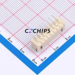 HCZZ0139-8 Wire-to-Board Pin Header Bent Lead Through Hole,P=2.54mm Connector 1x8P 2.5mm Right Angle Insert XH - Product Image 2