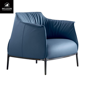 כורסא עור בד מלון דגם חדר פשוט בסגנון מיוחד מינימליסטי ונורדי מינימליסטי יחיד מעצב ספה כסא - Product Image 6