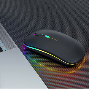 Souris optique sans fil rechargeable Bluetooth avec rétroéclairage LED personnalisée 2,4 G - Product Image 2