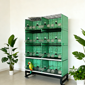 Jaula <span class=keywords><strong>para</strong></span> Pájaros Desmontable, Jaula Grande <span class=keywords><strong>para</strong></span> Aves, Jaula Plegable <span class=keywords><strong>para</strong></span> Loros, Jaula <span class=keywords><strong>de</strong></span> Cría <span class=keywords><strong>de</strong></span> Aves, <span class=keywords><strong>Jaulas</strong></span> <span class=keywords><strong>Para</strong></span> Pájaros, Jaula Oiseau con Polea - Product Image 3