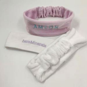 Diadema de Lujo de Algodón y Terciopelo para Spa, para Mujer, para Lavar la Cara, Cuidado Facial, Diadema con Logotipo Personalizado, Novedades, Venta al por Mayor - Product Image 4
